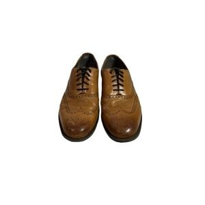 Cole Haan Mens C25805 Wing Tip Ox Oxford British Tan Size‎ 10 Medium Leather